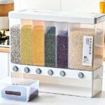 Dispensador De Menestras Arroz Cereal Con 6 Divisiones