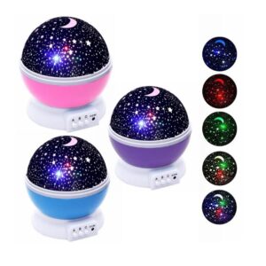 Lampara Rotatoria Proyector Cielo Estrellas giratoria