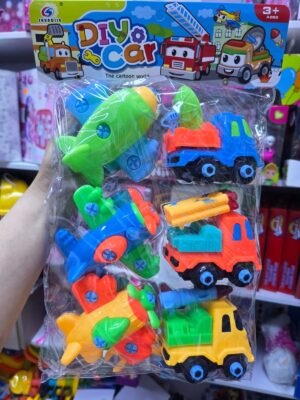 dcfb2242-70e2-4870-af5f-1cdbc59f6545 Set 6 unidades aviones y camión Truck de juguete