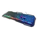 Teclado gamer retro iluminado