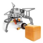 Cocina a gas portátil para camping a prueba de viento fuego fuerte